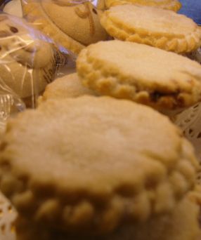 Mince pies at the Bramley Village Bakery